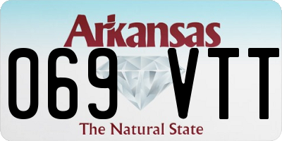 AR license plate 069VTT