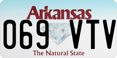 AR license plate 069VTV