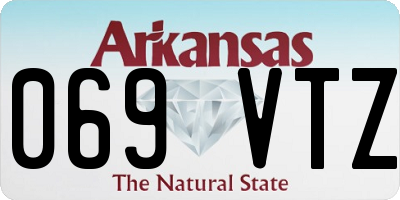 AR license plate 069VTZ