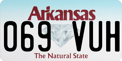 AR license plate 069VUH