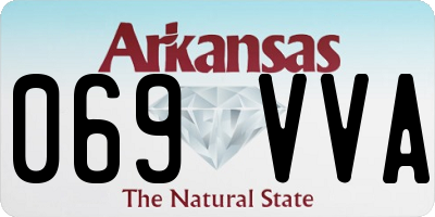 AR license plate 069VVA