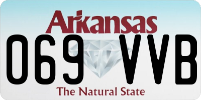 AR license plate 069VVB