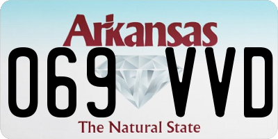 AR license plate 069VVD