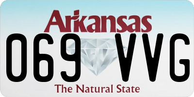 AR license plate 069VVG