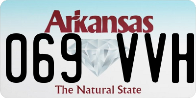 AR license plate 069VVH