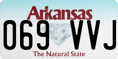 AR license plate 069VVJ