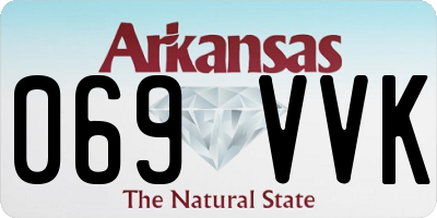 AR license plate 069VVK