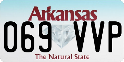 AR license plate 069VVP