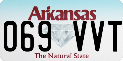 AR license plate 069VVT