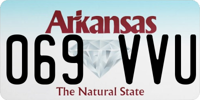 AR license plate 069VVU