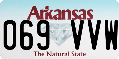 AR license plate 069VVW