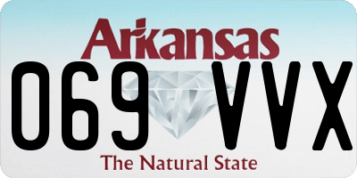 AR license plate 069VVX
