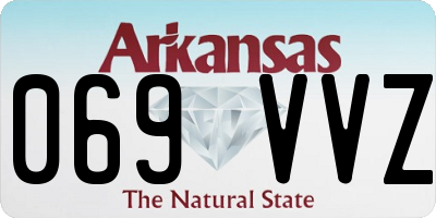 AR license plate 069VVZ