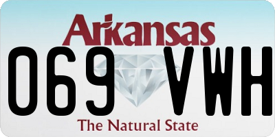 AR license plate 069VWH