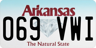 AR license plate 069VWI