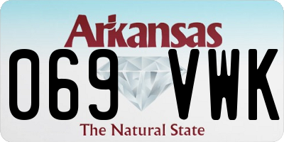 AR license plate 069VWK
