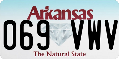 AR license plate 069VWV
