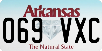 AR license plate 069VXC