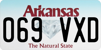AR license plate 069VXD