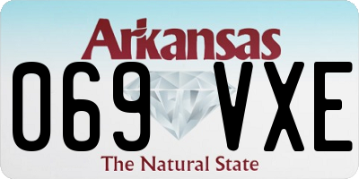 AR license plate 069VXE