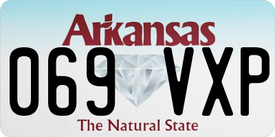 AR license plate 069VXP