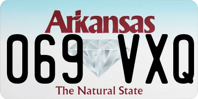 AR license plate 069VXQ