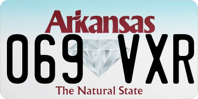 AR license plate 069VXR