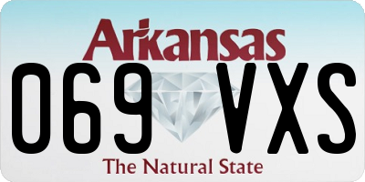 AR license plate 069VXS