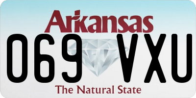 AR license plate 069VXU