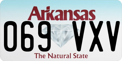 AR license plate 069VXV