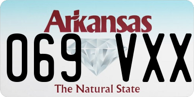 AR license plate 069VXX