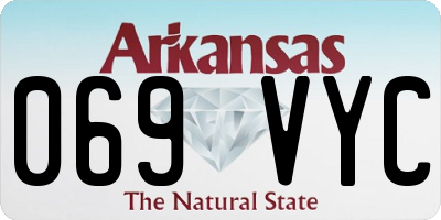 AR license plate 069VYC