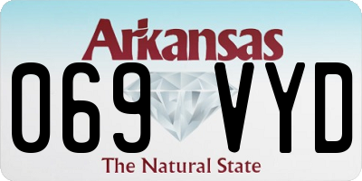 AR license plate 069VYD