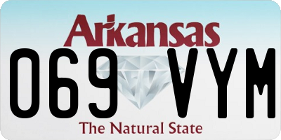 AR license plate 069VYM