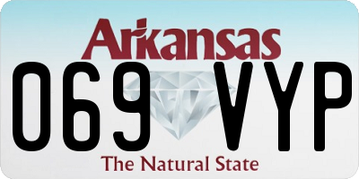 AR license plate 069VYP