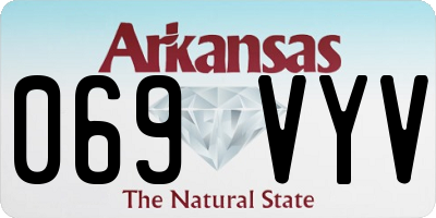 AR license plate 069VYV