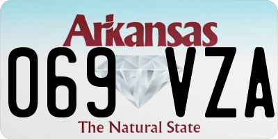 AR license plate 069VZA