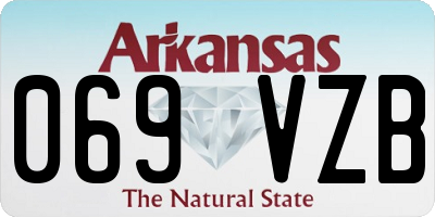 AR license plate 069VZB