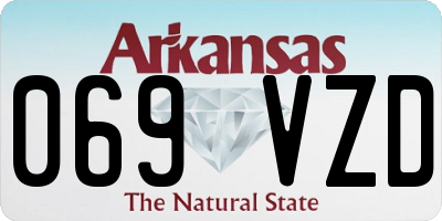 AR license plate 069VZD