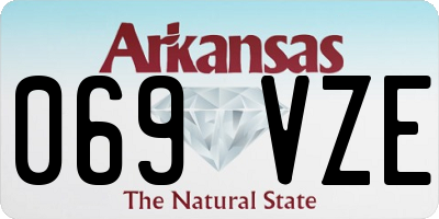 AR license plate 069VZE