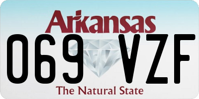 AR license plate 069VZF