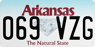 AR license plate 069VZG