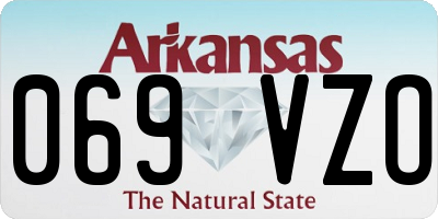 AR license plate 069VZO
