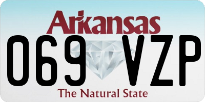 AR license plate 069VZP