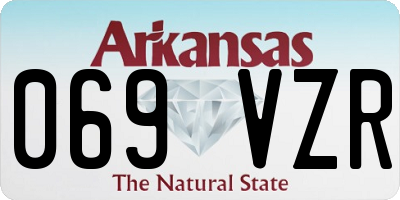 AR license plate 069VZR