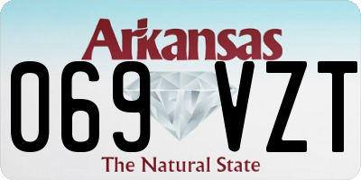 AR license plate 069VZT