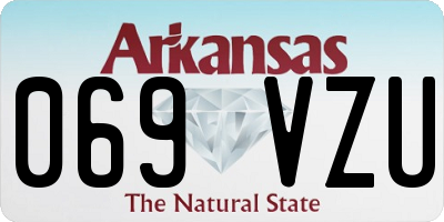 AR license plate 069VZU