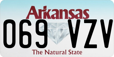 AR license plate 069VZV
