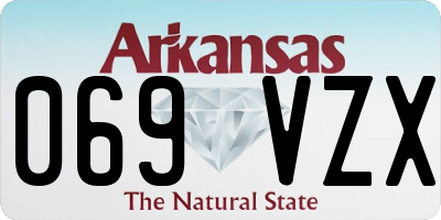 AR license plate 069VZX