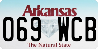 AR license plate 069WCB